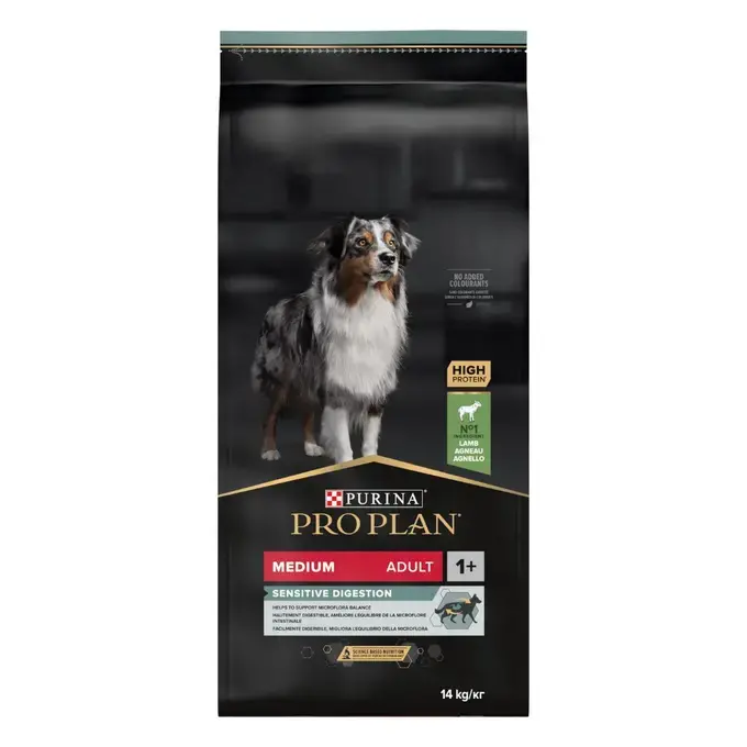 ProPlan Medium Adult Sensitive Digestive Orta Irk Somonlu Yetişkin Köpek Maması 14 kg