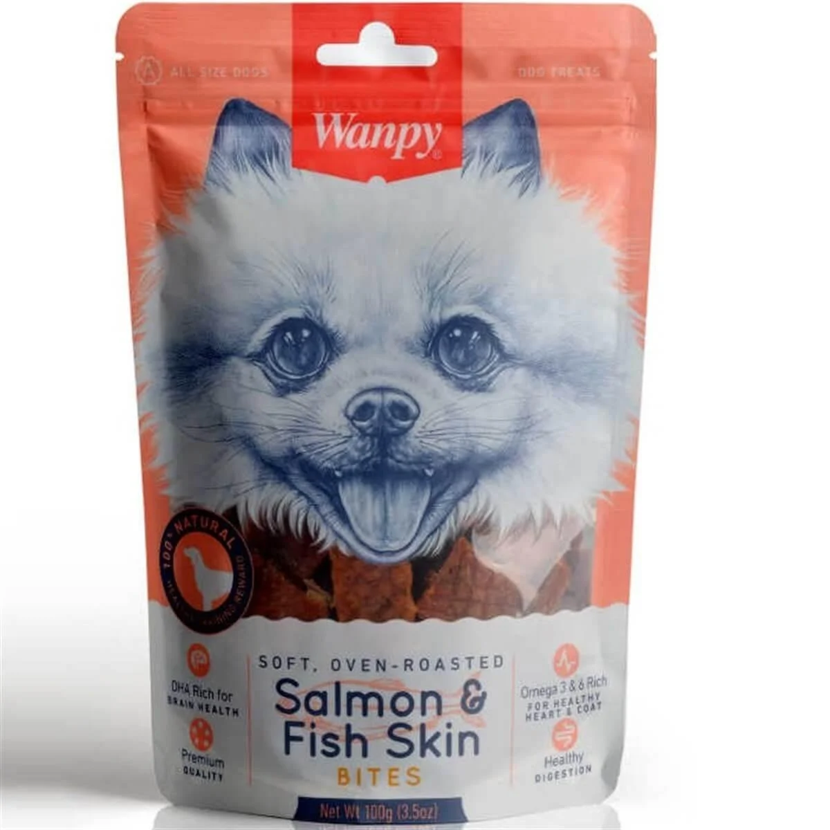 Wanpy ödül maması gerçek somon dilimleri 100 gr.